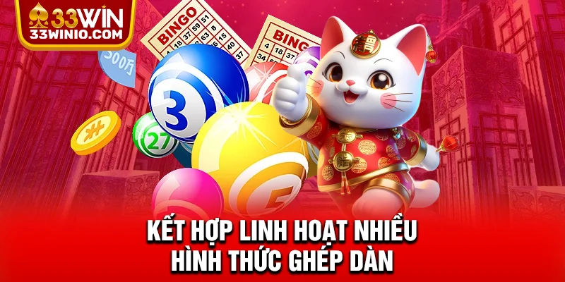 Kết hợp linh hoạt nhiều hình thức ghép dàn